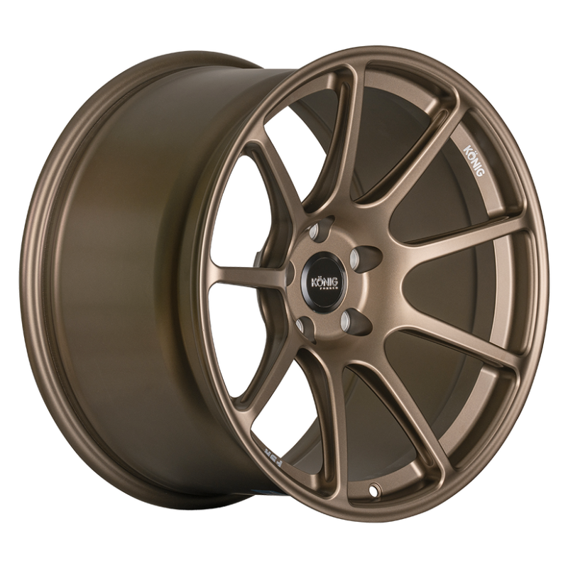 Konig Forged F5R 18x10 5x120 ET40 Satin Bronze Wheel (Knurled Bead) (F5R08520408)